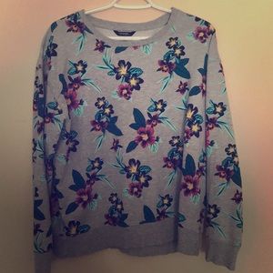 Flowered sweater